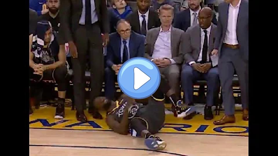 Video thumb: Steve Kerr Didn't See Draymond Green Get Hurt Right in Front of the Warriors Bench