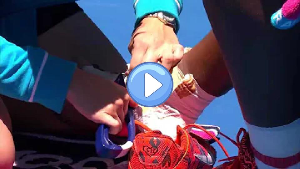 Video thumb: Serena Williams Falls During Her Match - Australian Open 2013