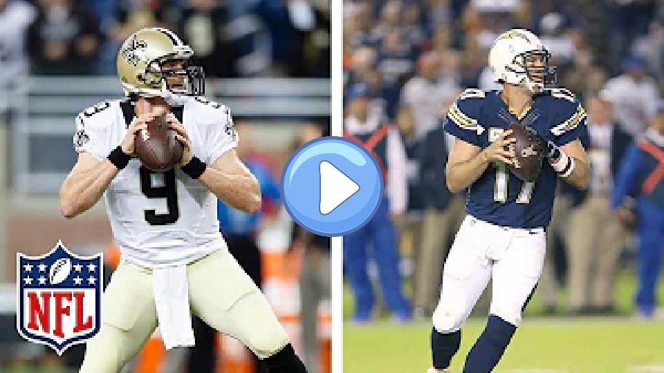 Video thumb: Drew Brees Gets Replaced by Philip Rivers & Saves the Saints
