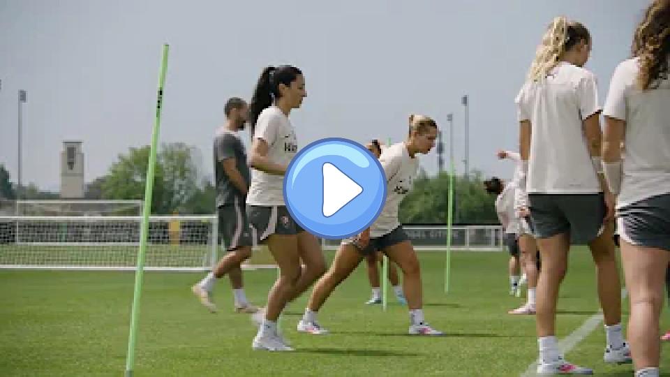 Video thumb: Christen Press trains after a two-year injury