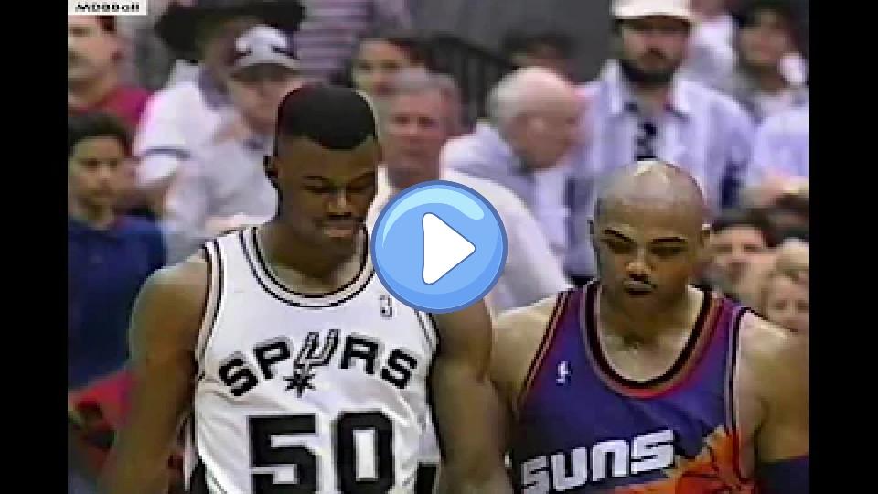 Video thumb: NBA on NBC - MVP Battle: Charles Barkley Takes on David Robinson in San Antonio! 1995