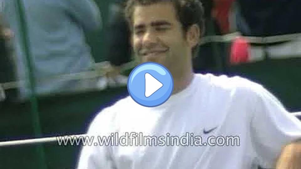 Video thumb: An injured Pete Sampras withdraws from a Grand Slam.