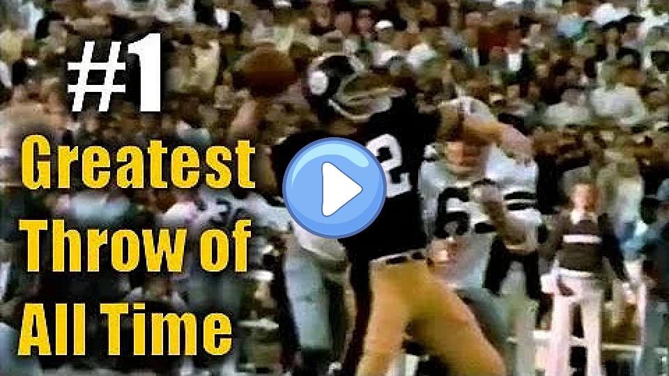 Video thumb: The Greatest Throw of All Time: Terry Bradshaw's 64-Yard Deep Pass