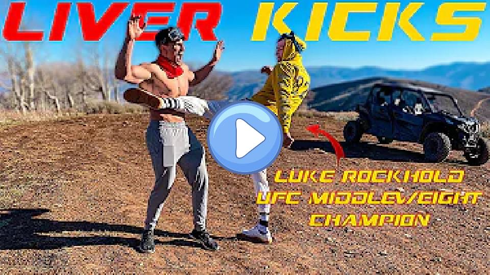 Video thumb: Liver Kick by UFC Champion Luke Rockhold *Crippling Pain* | Bodybuilder vs. Pro MMA Fighter