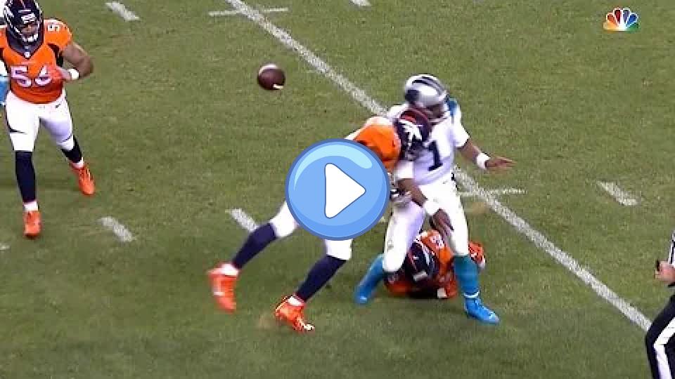 Video thumb: Cam Newton Takes 3 Helmet-to-Helmet Hits in Season Opener