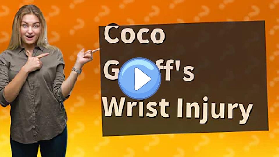 Video thumb: What injury did Coco Gauff sustain?