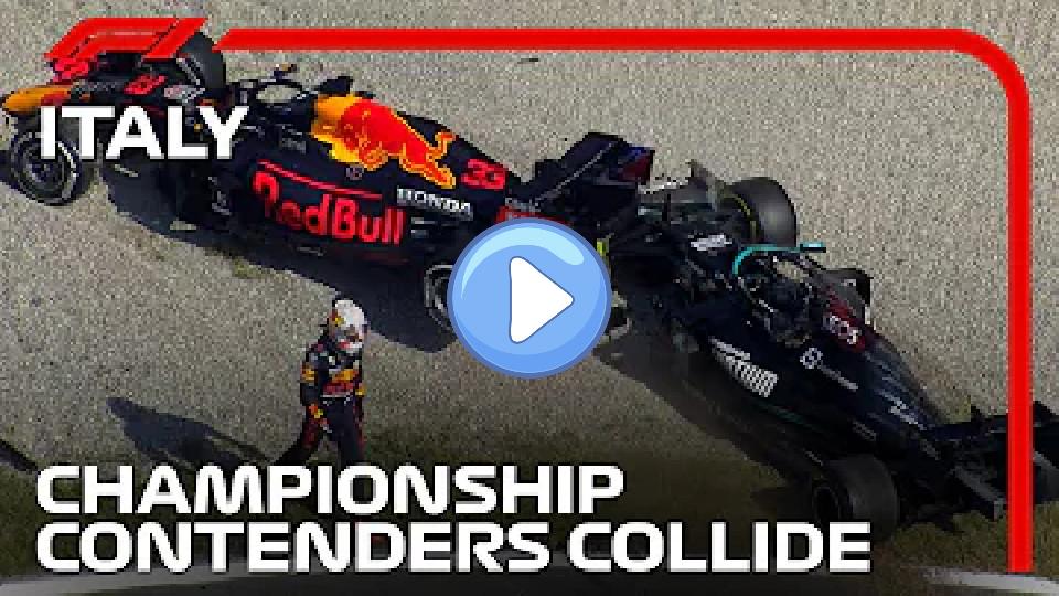 Play video: Verstappen & Hamilton Clash at Monza | 2021 Italian Grand Prix Video thumb: Verstappen & Hamilton Clash at Monza | 2021 Italian Grand Prix