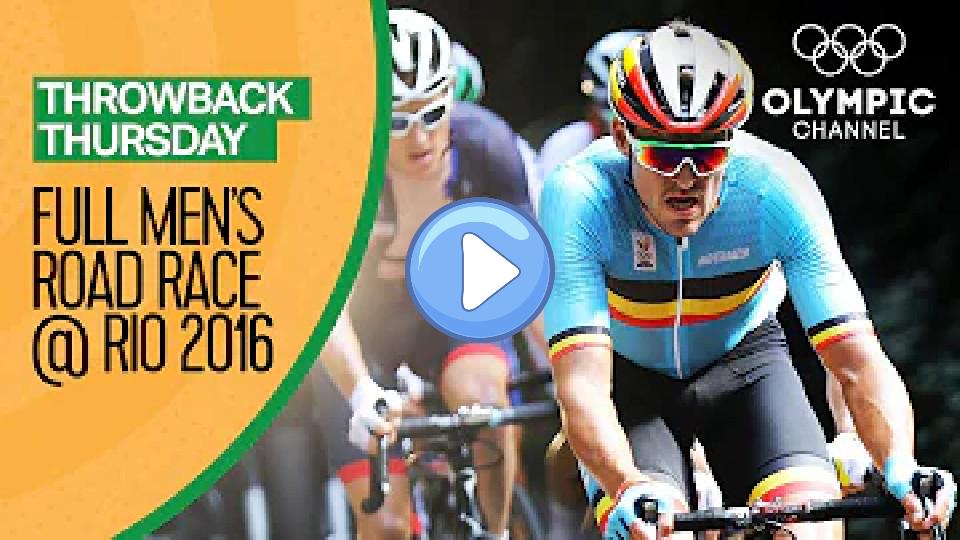 Video thumb: Cycling Road: Men's Road Race at Rio 2016 in Full Length | Throwback Thursday