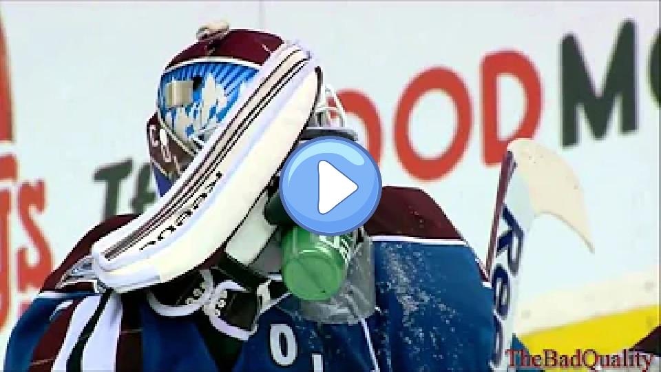 Video thumb: JS Giguere's incredible save on Clutterbuck