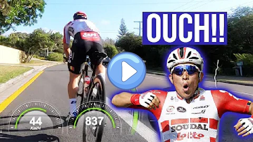 Video thumb: Watch Caleb Ewan Tear My Legs Off (in the Local Group Ride)