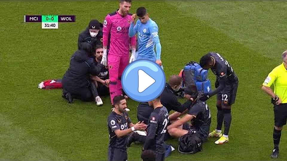 Video thumb: Neves Injury vs Manchester City 🚨