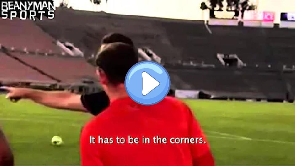 Video thumb: Louis van Gaal Shouts at Wayne Rooney, Tells Him How to Shoot! | Manchester United Training