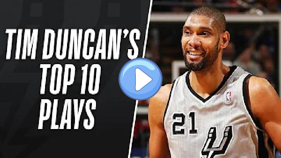Video thumb: Tim Duncan's Top 10 Plays of His Career
