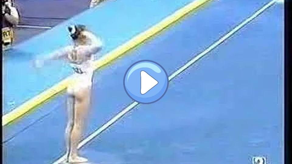 Video thumb: Elena Zamolodchikova (RUS) - 2000 Olympics - FX EF