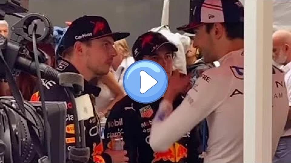 Video thumb: Sergio Perez, Max Verstappen, and Esteban Ocon discuss the incident with Lewis Hamilton at the Monaco GP.