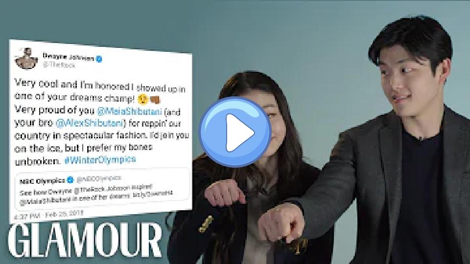 Video thumb: Olympians Maia and Alex Shibutani Respond to Their Fans' Tweets | Glamour