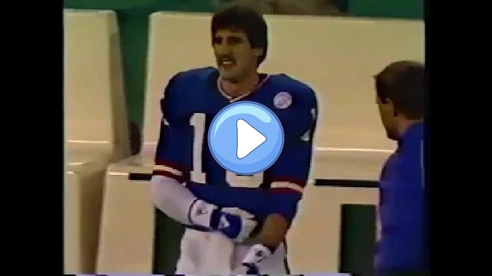 Video thumb: Jeff Hostetler blocked the punt.