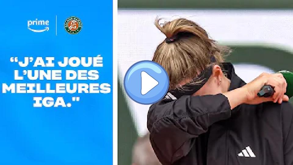 Play video: Karolina Muchova's Emotion After Her Defeat in the Roland-Garros Final Video thumb: Karolina Muchova's Emotion After Her Defeat in the Roland-Garros Final
