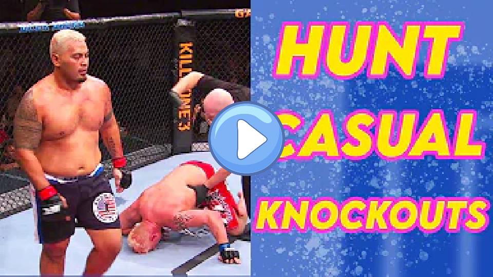 Video thumb: Three Minutes of Mark Hunt Casually Sending Fighters to the Shadow Realm and Then Proceeding with His Day