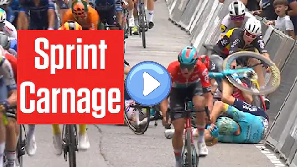 Video thumb: Jasper Philipsen Wins Amid Huge Crash to End Stage 13 at Tour de France 2024