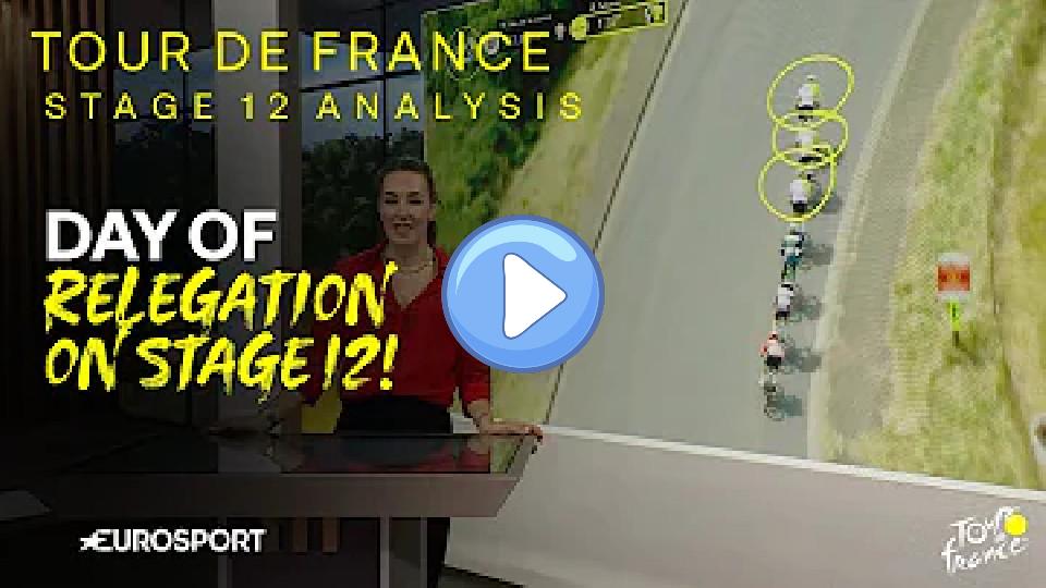 Video thumb: Analysis: Why Mark Cavendish Was Relegated on Stage 12 at the Tour de France! 🇫🇷