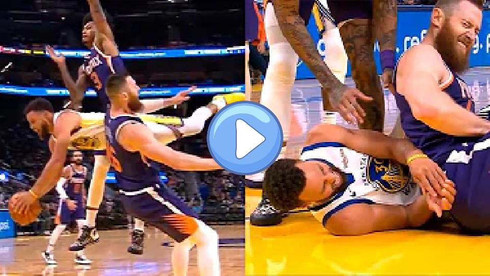 Video thumb: Steph Curry Suffers Wrist Injury - Breaks Left Hand | Warriors vs. Suns