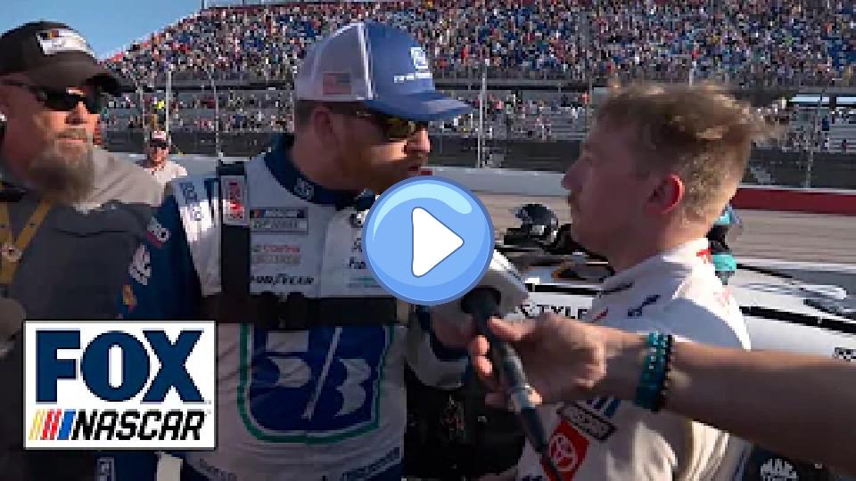 Video thumb: Chris Buescher and Tyler Reddick get into a physical altercation after a collision at Darlington.