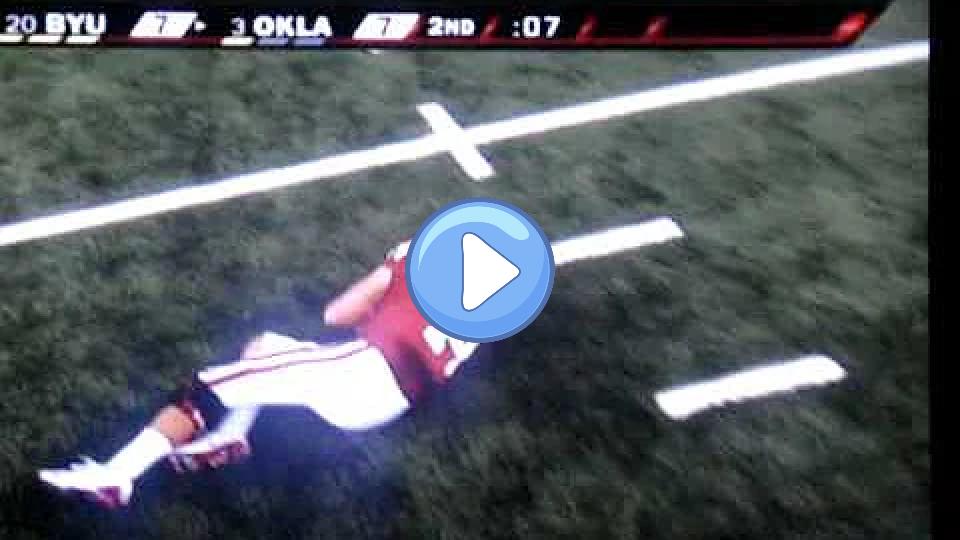 Video thumb: Sam Bradford's injury against BYU