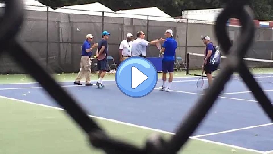 Video thumb: Bernard Tomic and Victor Troicki in Heated Exchange with Washington Police Officer