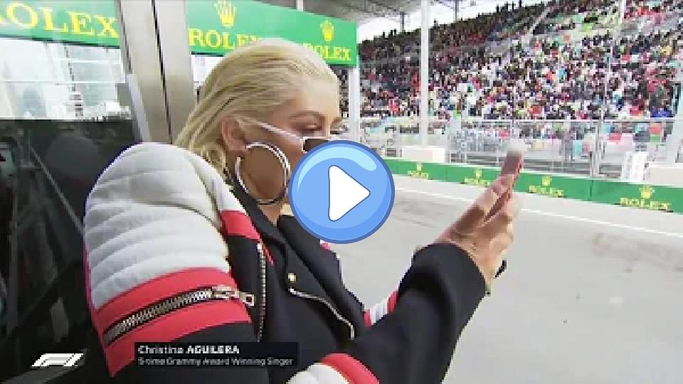 Video thumb: David Coulthard's candid remark on Christina Aguilera's trackside appearance