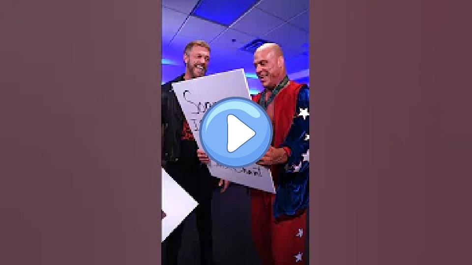 Video thumb: Edge gets the better of Kurt Angle again 20 years later! #short #wweraw
