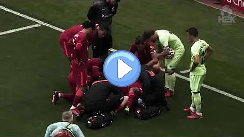 Video thumb: Liverpool fan | Andy Robertson injury