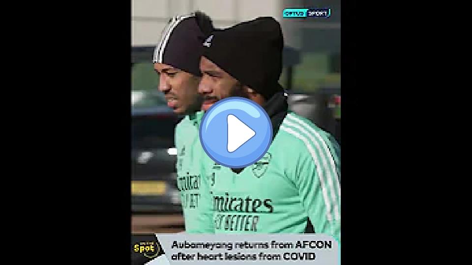 Video thumb: Aubameyang was released from the Gabon squad due to heart lesions resulting from COVID-19.