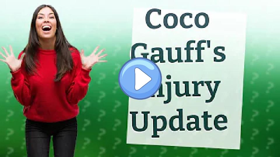 Video thumb: Did Coco Gauff sustain an injury?