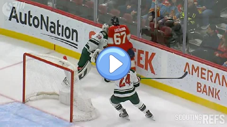 Video thumb: Panthers' Lockwood Suspended Three Games for Goaltender Interference on Wild's Fleury