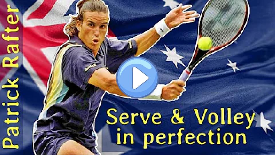 Video thumb: Patrick Rafter 🇦🇺: Serve & Volley Perfection.