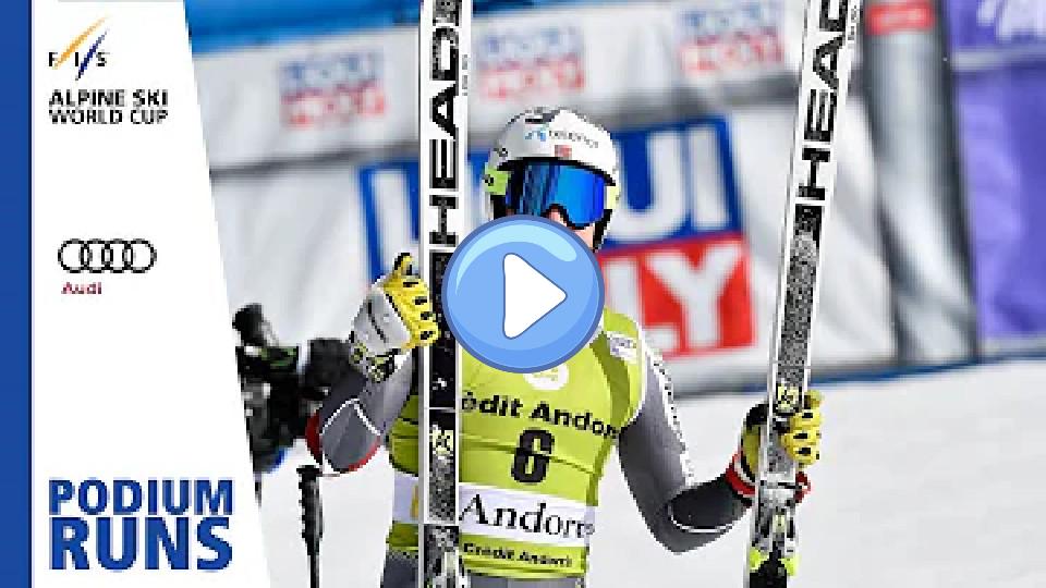Play video: Kjetil Jansrud | Men's Downhill | Soldeu | Finals | 2nd Place | FIS Alpine Video thumb: Kjetil Jansrud | Men's Downhill | Soldeu | Finals | 2nd Place | FIS Alpine