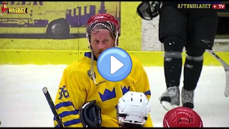 Play video: Peter Forsberg goes undercover and fools Swedish veteran men's team. Video thumb: Peter Forsberg goes undercover and fools Swedish veteran men's team.