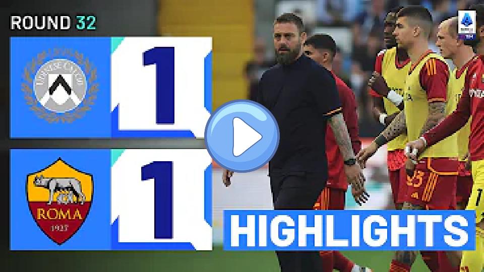 Play video: Udinese-Roma 1-1 | Highlights | Match Interrupted at Bluenergy Stadium | Serie A 2023/24 Video thumb: Udinese-Roma 1-1 | Highlights | Match Interrupted at Bluenergy Stadium | Serie A 2023/24