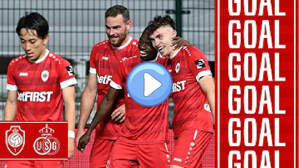 Video thumb: Royal Antwerp FC 4-2 R Union SG | Goal 3-1 Sam Vines | 2022-2023