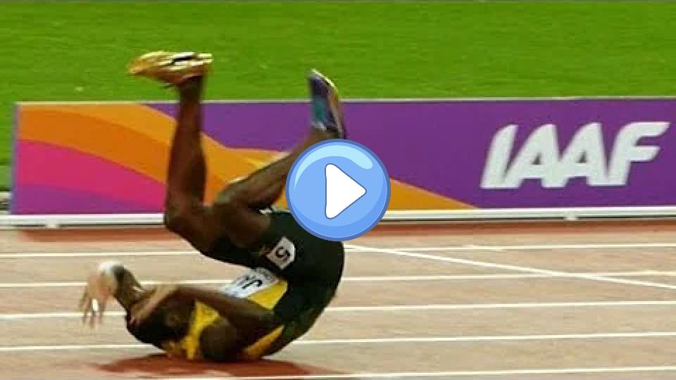Video thumb: Usain Bolt Injury - 4x100 Meters Relay - World Athletics Championships London 2017