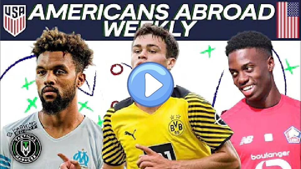 Video thumb: USMNT Abroad: Tim Weah Injured | Reyna Scores Again | Dike Transfer Update!