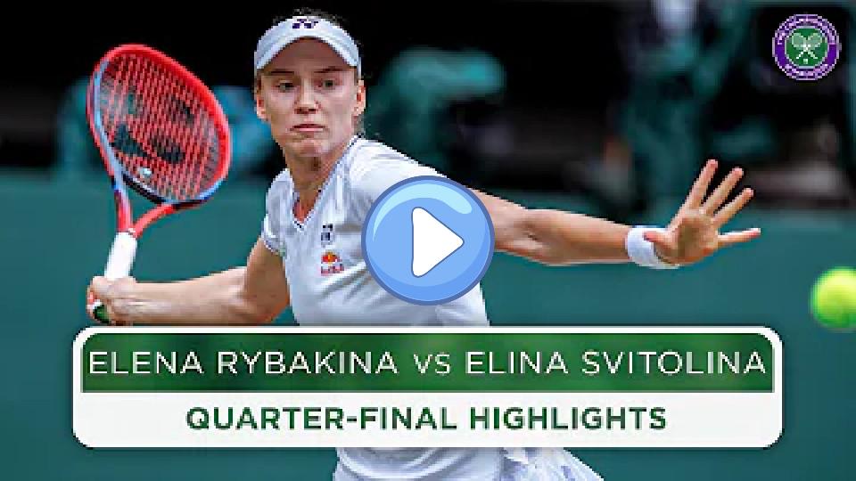 Video thumb: Ruthless Rybakina | Elena Rybakina vs. Elina Svitolina | Highlights | Wimbledon 2024