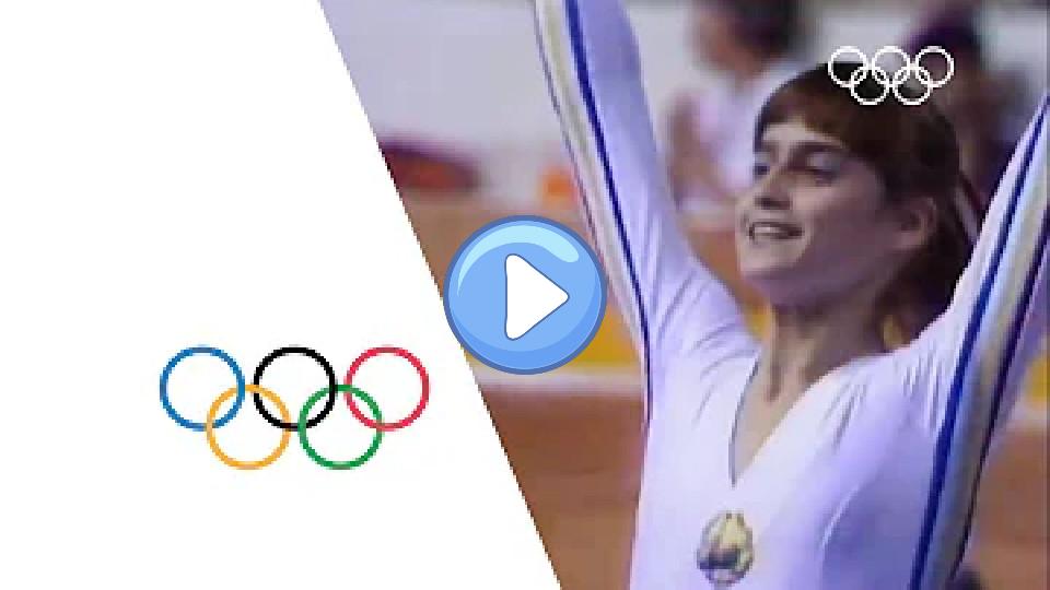 Video thumb: Nadia Comaneci - First Perfect 10 | 1976 Montreal Olympics
