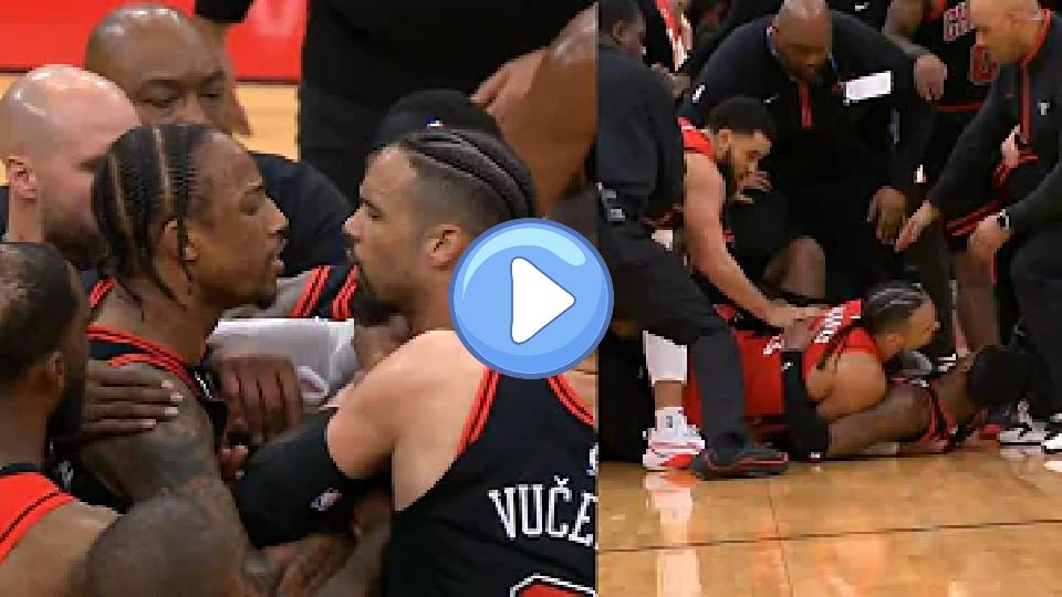 Video thumb: DeMar DeRozan and Dillon Brooks ejected after huge fight following a hard foul 😳