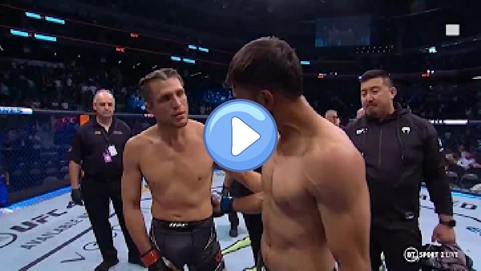 Video thumb: All respect between Brian Ortega and Yair Rodriguez as injury ends main event at UFC Long Island