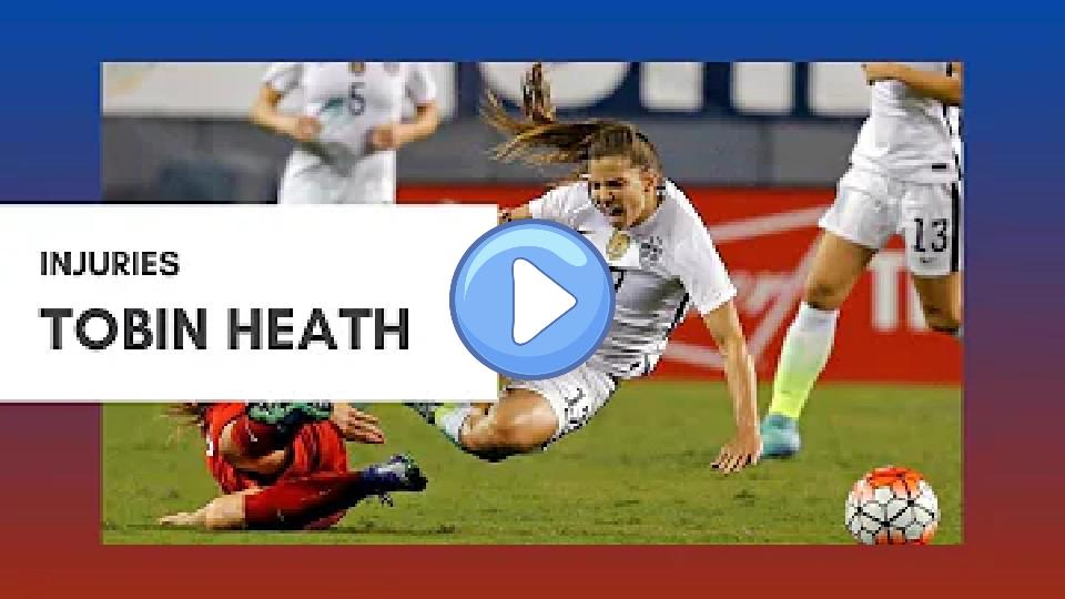 Video thumb: Tobin Heath: All Injuries (and Red Card)