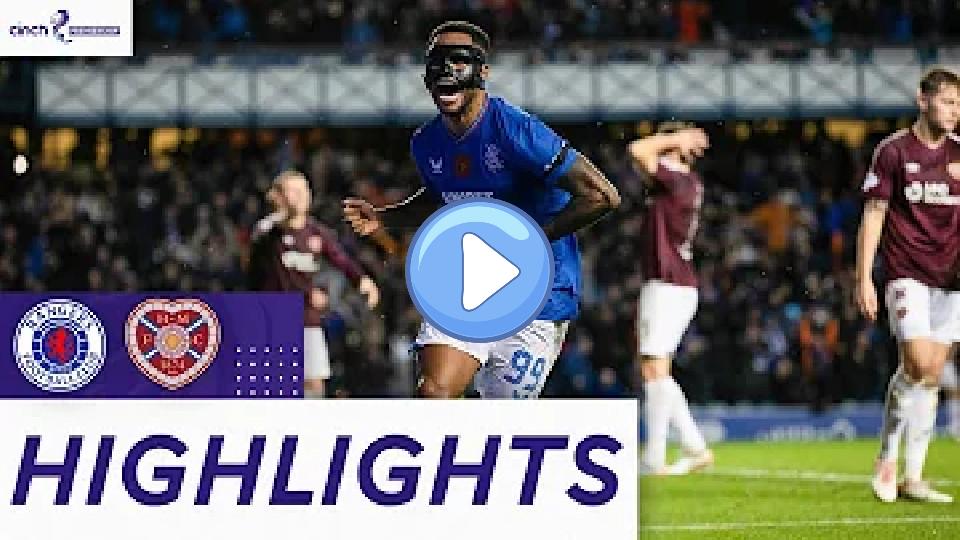 Video thumb: Rangers 2-1 Heart of Midlothian | Danilo Clinches Late Win! | Cinch Premiership