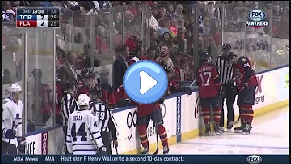 Video thumb: Florida Panthers: Luongo and Montoya Injured in the Same Game