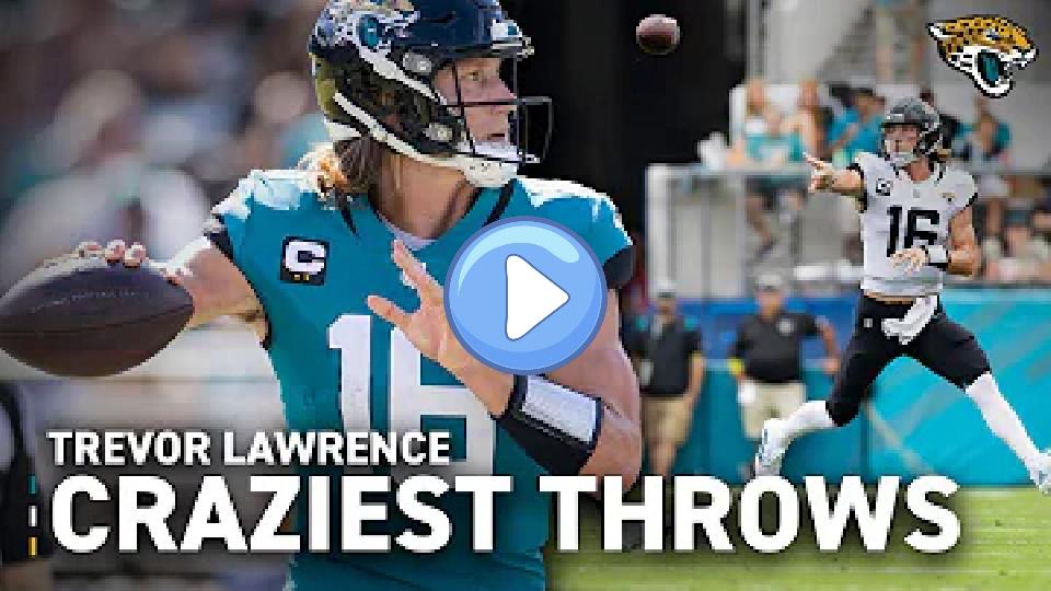Play video: Trevor Lawrence's Best Deep Throws | Jacksonville Jaguars Video thumb: Trevor Lawrence's Best Deep Throws | Jacksonville Jaguars
